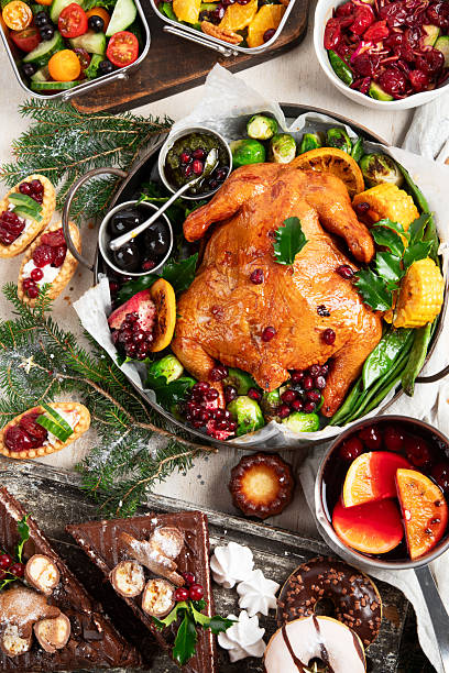 istock Elegant table setting for a festive meal. Christmas dinner. 2231412787