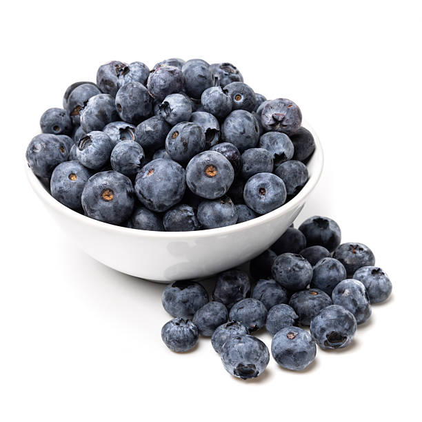 istock Organic ripe tasty organic blueberries isolated on white studio background 2231423113
