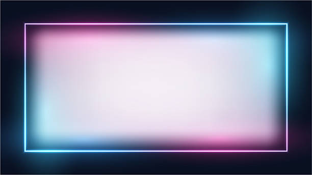 istock neon abstract background futuristic gradient glow digital frame design with vibrant colors for modern tech template and virtual reality display 2231427837