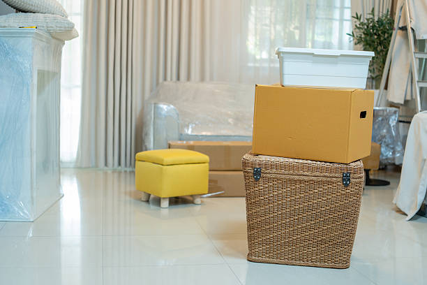 Moving to new house concept