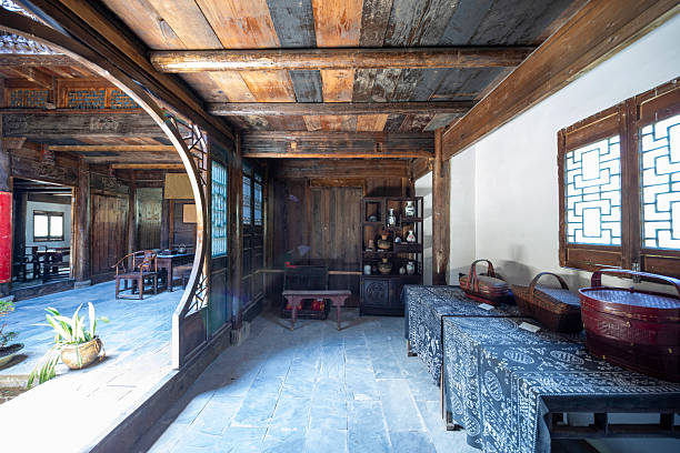 Interior of a Chinese old building