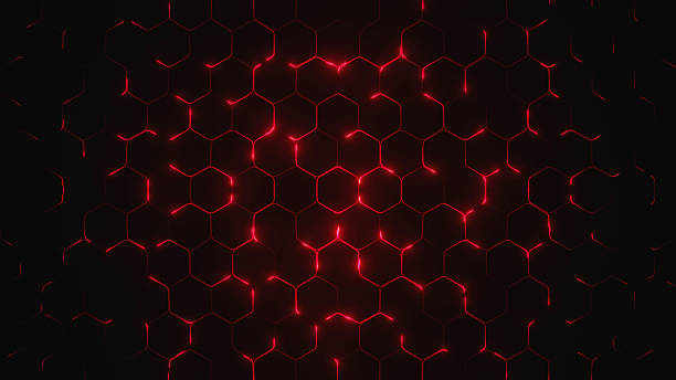 istock Abstract hexagon background banner futuristic business data technology modern concept, polygon shape lines connecting link 2231455121
