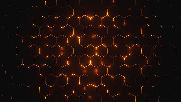 istock Abstract hexagon background banner futuristic business data technology modern concept, polygon shape lines connecting link 2231455199