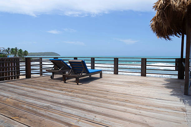 istock Sun loungers with a view 2231457087
