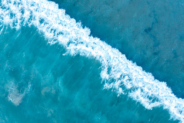 istock Aerial drone view of waves 2231467298