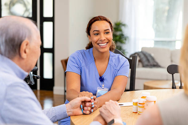 istock Cheerful Healthcare Worker Providing Emotional Support 2231502194