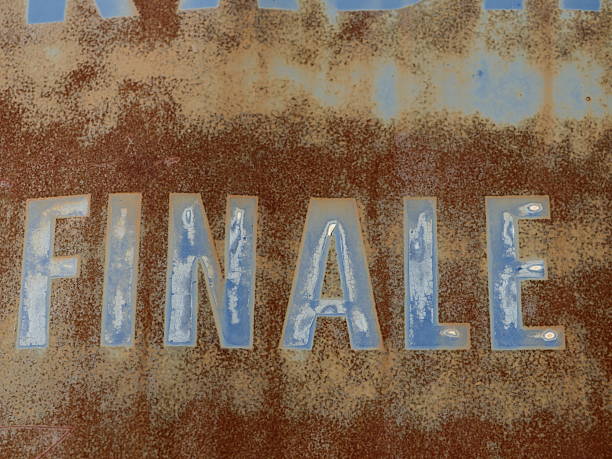 istock Rusted metal sign with the word 