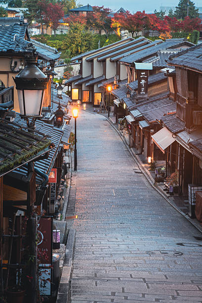 istock Historic Ninenzaka Street at dawn blue hour light 2231510949