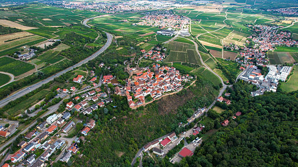 70+ Aerial View At Bad Kreuznach Germany Stock Photos and Royalty