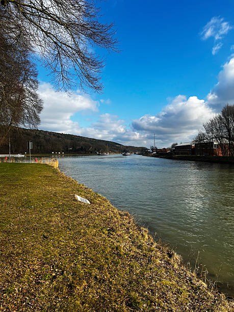 istock Barge canal near Bevergern, Germany 2231533576