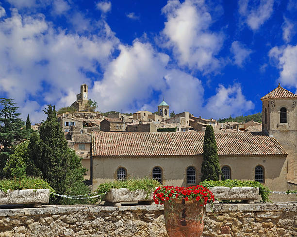 Picturesque village of Lourmarin in Provence, France