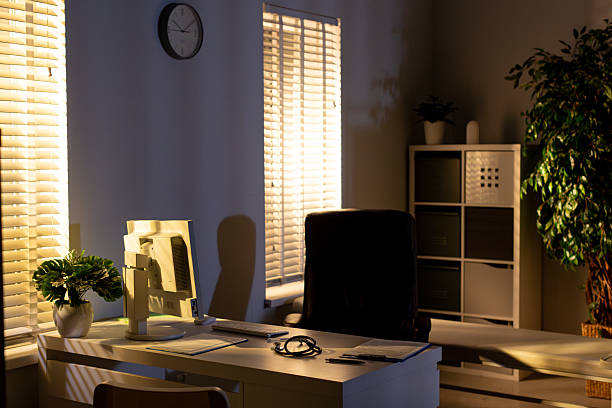 istock The modern office features natural lighting and a minimalistic design, boosting productivity 2231560509