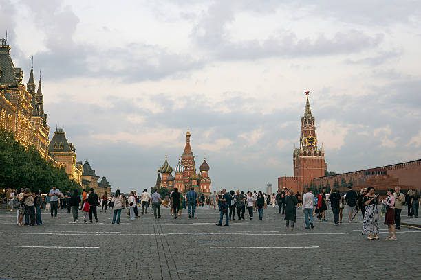 Photo of The Moscow Kremlin. Red Square in Moscow, Russia. Selective focus.