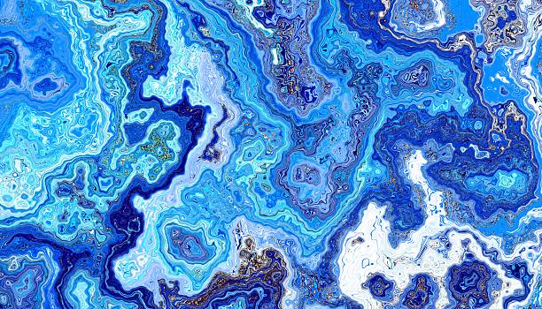 istock Luxury marble and gold abstract background texture. Aqua Menthe, Phantom Blue,Indigo ocean blue marbling with natural luxury style swirls of marble and gold powder 2231606305