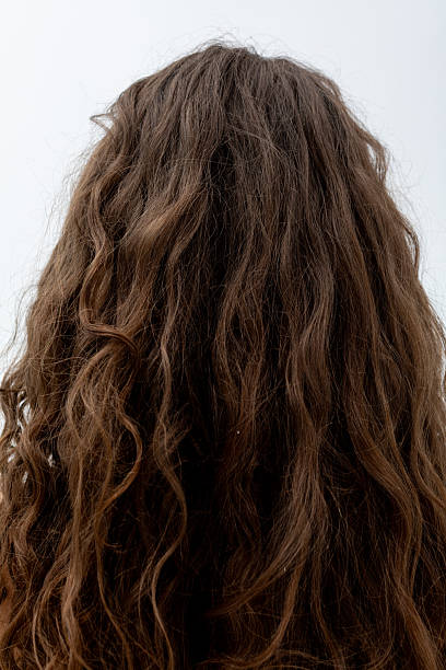 istock This stunning and beautiful back view features curly hair illuminated in soft, gentle light 2231606368