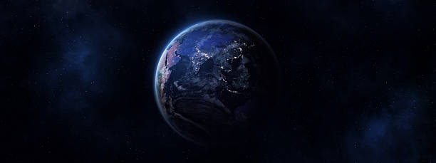 istock Earth in space. Panoramic view. Asia. 2231611394