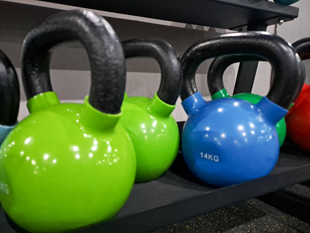 istock metal kettlebells for sports 2231615487