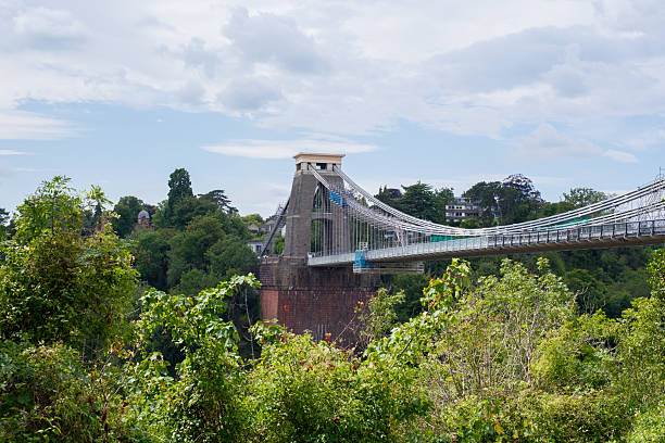 istock Clifton Suspension Bridge in Bristol is undergoing restoration, showcasing its historic design 2231617480