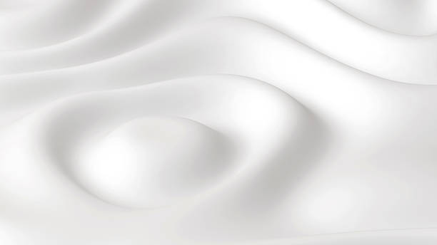 istock White striped pattern background, 3d wavy lines design, abstract minimal white gray background for business presentation. 2231625367