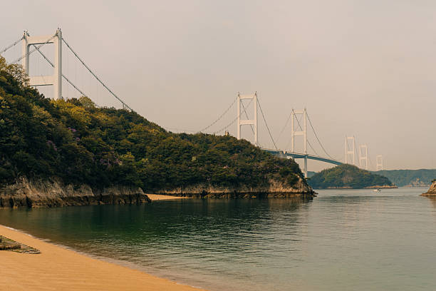 istock Kurushima kaikyo bridge in ehime, Japan 2231633990