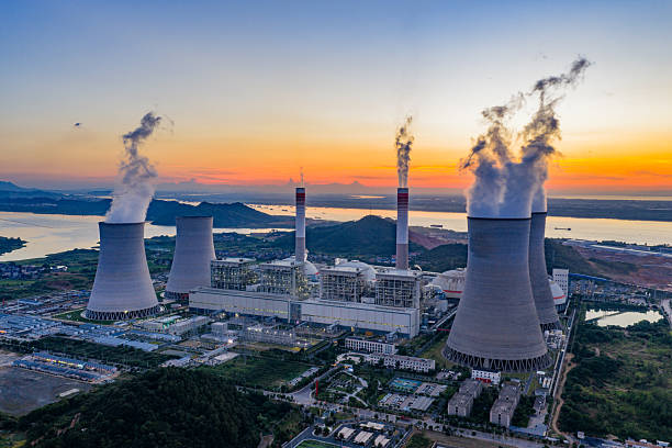 istock Thermal Power Plant at Sunrise 2231637080