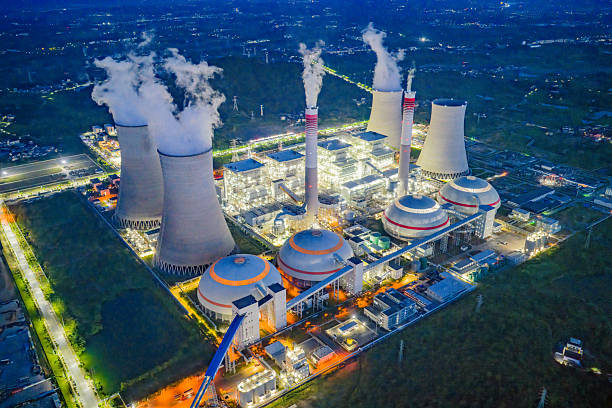 istock Thermal Power Plant Night View 2231637458