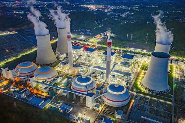istock Thermal Power Plant Night View 2231637548