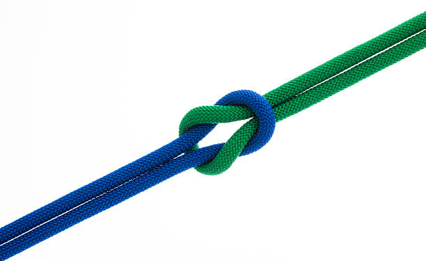 istock Ropes with reef knot on white background 2231648853