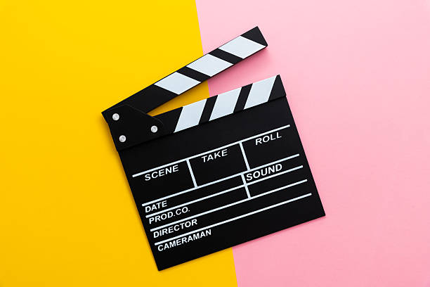istock Film slate on colored background 2231649742