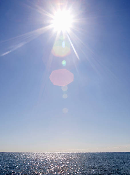 istock Pacific ocean sun burst over the sea. 2231654972