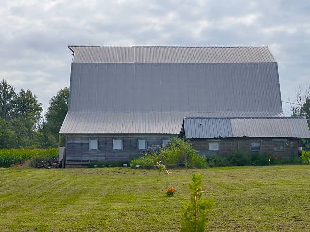 istock Old barn in pasture on sunny day. 2231655128