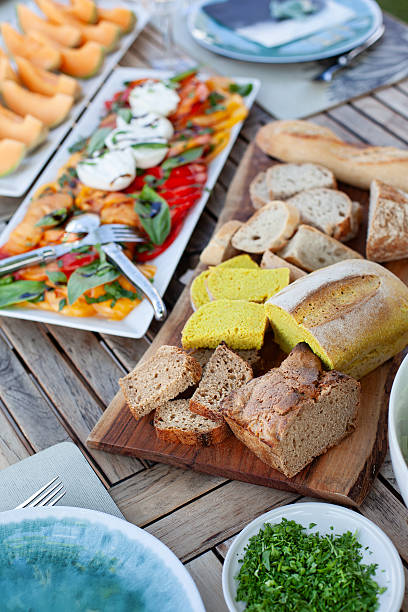 istock Summer brunch on a wooden table 2231658284