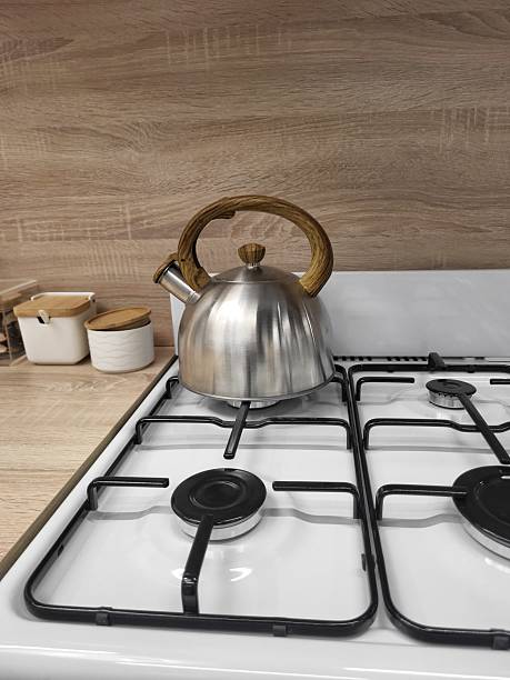 istock Kettle on the gas stove 2231660904