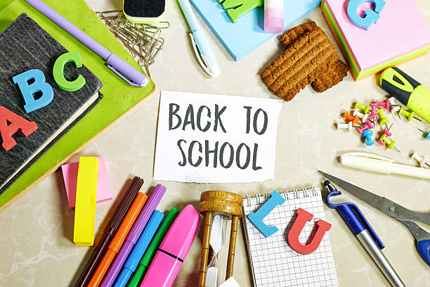 istock Creative and vivid array of school supplies emphasizing learning and preparation for the school year 2231671428