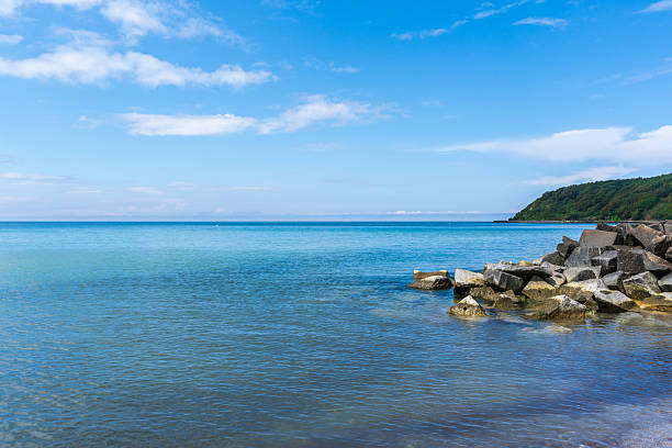 View at the Baltic Sea in Kloster on Hiddensee