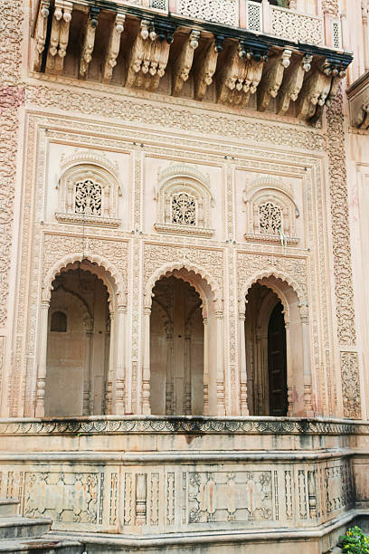 istock ancient Indian temple arches fragment 2231682443