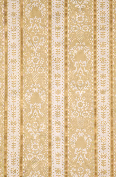 istock Old wallpaper on the wall. Old wallpaper for texture or background. 2231683519