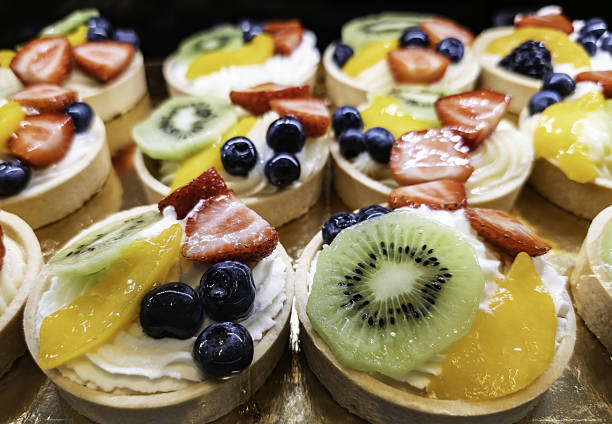 istock Cakes with fruits 2231691068