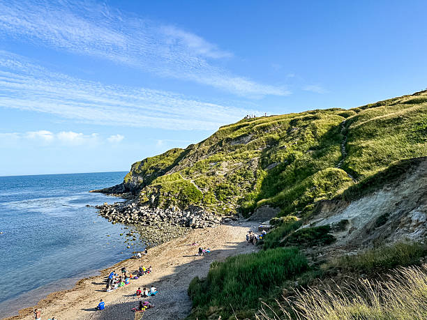 istock Lulworth Cove and beach view in Dorset, UK 2231699633