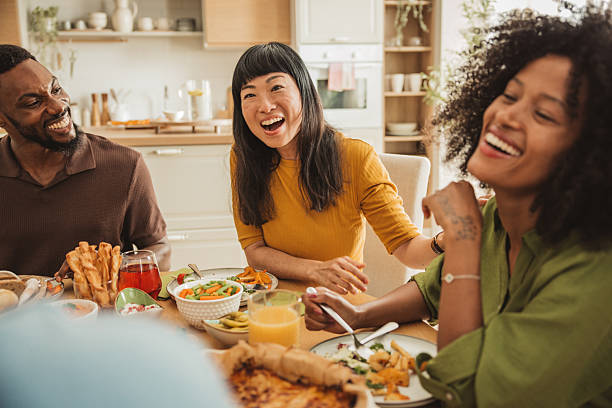 istock Dinner party with friends 2231705354