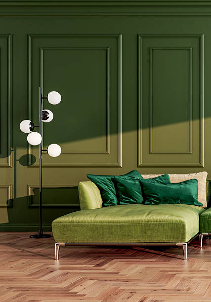 istock Large luxury modern bright interiors Living room mockup illustration 3D rendering image 2231708359