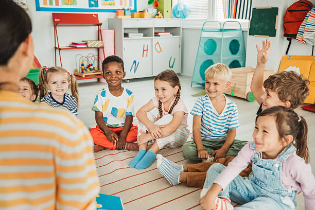 istock Teacher Reading to Daycare Children 2231715638