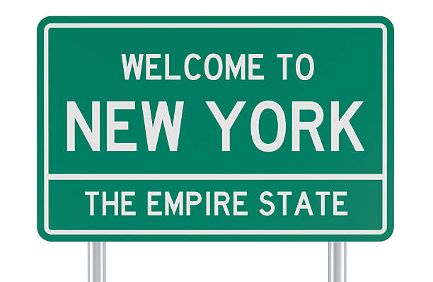 Welcome To New York Sign Stock Photo - Download Image Now - New