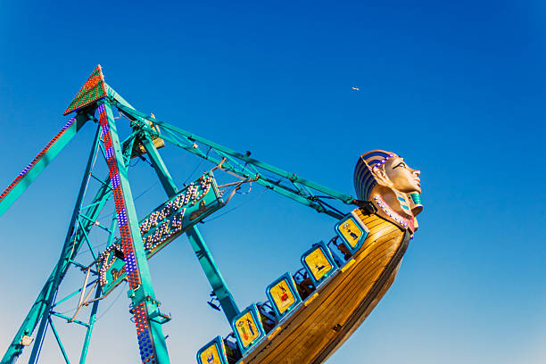 Victoria, British Columbia, Canada - August 31, 2024: A variety of rides, games and entertainment makes the annual Saanich Fair a favorite end of summer activity for many.
