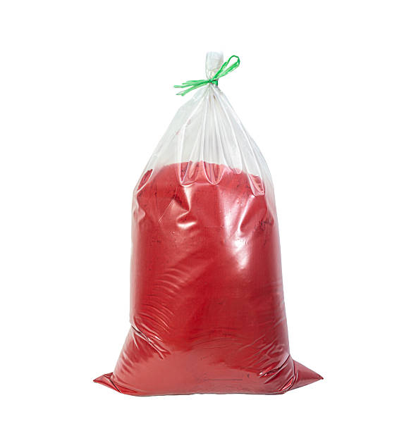 istock Red Pigment Powder in Transparent Plastic Bag 2231742317