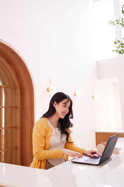 istock Asian woman professional remote work cafe bright inspiring environment freelancer student online business productivity modern lifestyle digital nomad 2231749842
