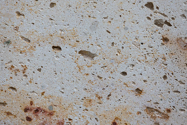 Stone background from light calcareous volcanic tufa or Limestone