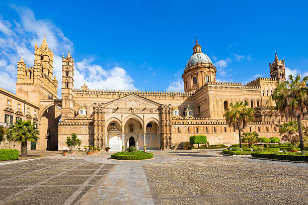 istock Palermo Cathedral or Duomo facade exterior view, Sicily 2231770279