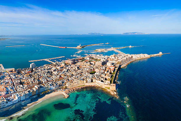 istock Trapani city aerial panoramic view in Sicily 2231771432