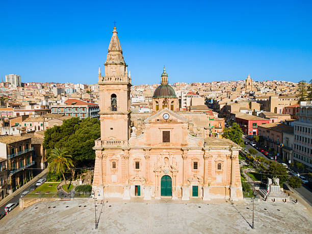 Cathedral of St. John the Baptist aerial view